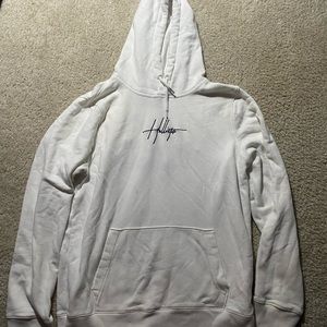 White Holister Hoodie. Mens Medium.